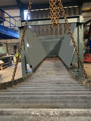 hopper and conveyor