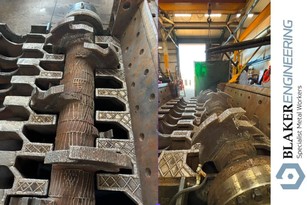 Lindner Atlas 5500 AS Shredder Repair and Hardfacing